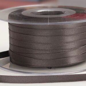 Grey Ribbon - 7mm (per metre)