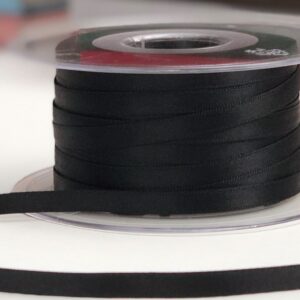 Black Ribbon - 7mm (per metre)