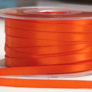 Orange Ribbon - 7mm (per metre)
