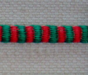 61ws Green & Red Headbands x 1 metre