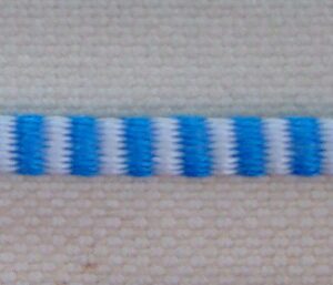 634ws Light Blue & White Headbands - 100 metres
