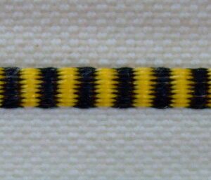 67ws Yellow & Black Headbands - 100 metres