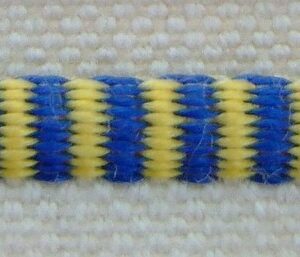 59ws Dark Blue & Yellow Headbands - 100 metres