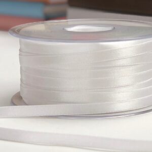 White Ribbon - 7mm (per metre)