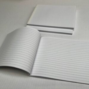 Landscape 120cms x 15 cms lined white landscape books