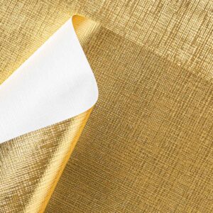 Eclipse Gold Collection paper – woven metallic gold texture for luxury packaging, books, and creative print applications.